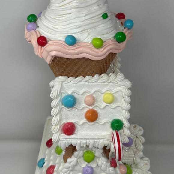 Sugarplum Dreams GIANT LED Gingerbread Castle Christmas Village Display NEW - Picture 8 of 14